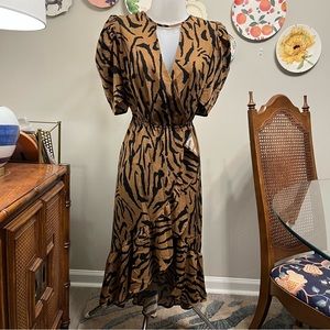 NWT - Faux Wrap Midi Dress - Plus